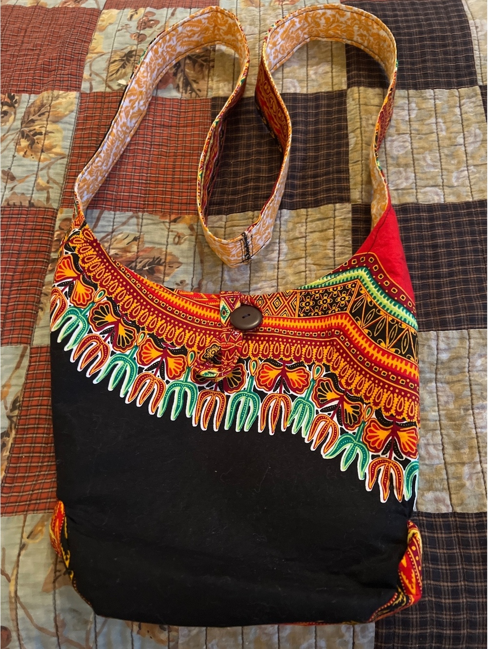 Alice Henrietta Colorful Embroidered Shoulder Bag
